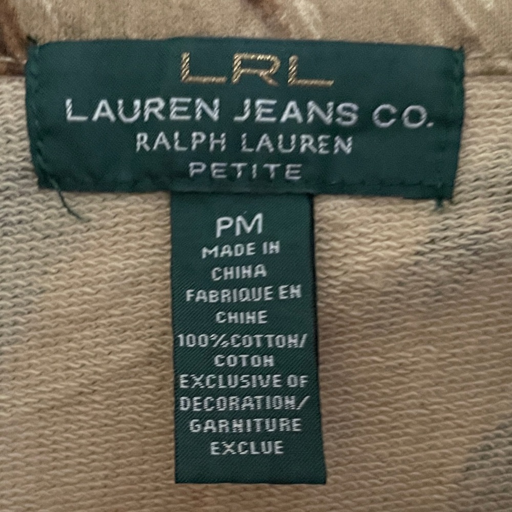Ralph Lauren Tribal Western Aztec Jacket Women's Medium Petite Shawl Collar - Picture 6 of 7